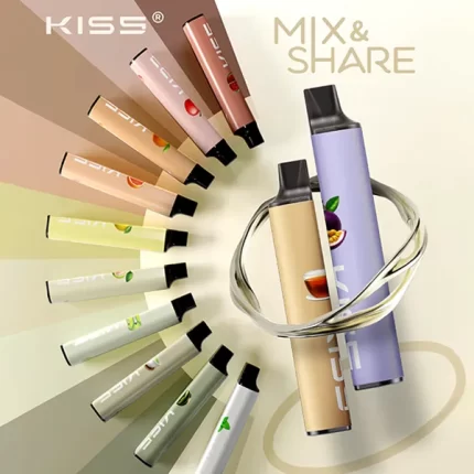 【14種口味】KISS凱斯 KIS5號 6500口拋棄式電子煙（雙口味磁吸版）