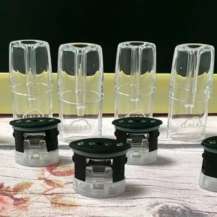 Lana空煙彈 2ml 黑底七彩發光空油倉 帶LANA標識