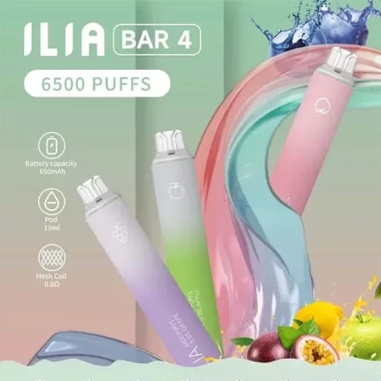 【24種口味】哩亞一次性 ILIA BAR 4 6500口拋棄式電子煙