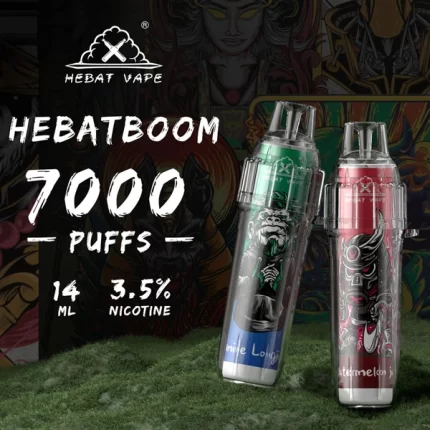 【12種口味】喜貝HEBAT BOOM 7000口一次性電子煙
