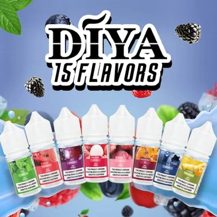 DIYA叮啞小煙煙油 0～5%丁鹽濃度選擇 30ml/瓶