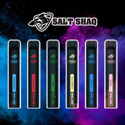 【21種口味】SALT SHAQ 7000 PUFFS 鯊克抛棄式電子煙