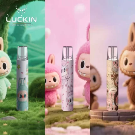 3色可選｜幸運LUCKIN電子煙主機 泡泡馬特拉布布Labubu潮玩聯名款