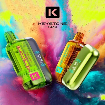 【15種口味】KEYSTONE FLEX-3一次性電子煙 全球首款最多40000口 40W功率